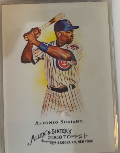 2008 Topps Allen & Ginter #160 Alfonso Soriano — front