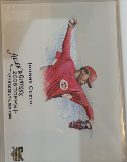 2008 Topps Allen & Ginter #224 Johnny Cueto — front