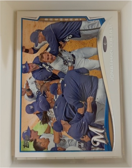2014 Topps #285 Jonathan Lucroy — front