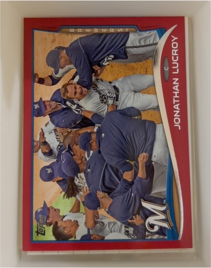 2014 Topps #285 Jonathan Lucroy — front