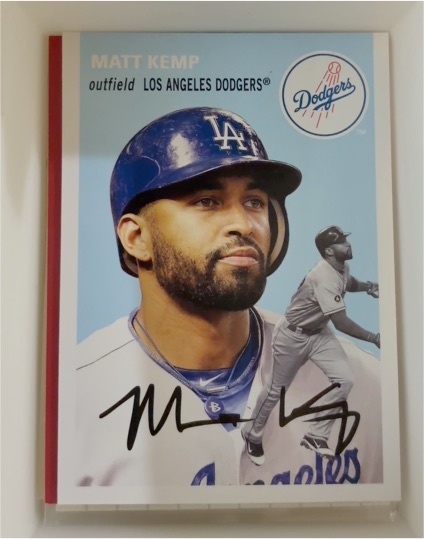 2012 Topps Archives #1 Matt Kemp — front