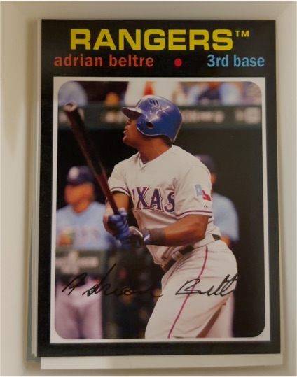 2012 Topps Archives #81 Adrian Beltre Texas Rangers — front