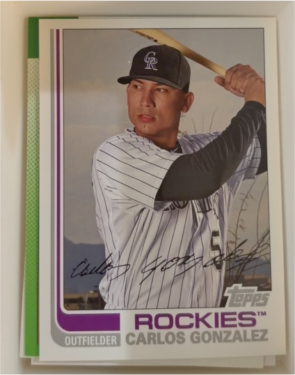 2013 Topps Archives #51 Carlos Gonzalez — front