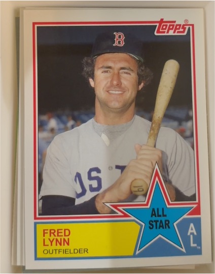 1983 Topps #392 Fred Lynn — front