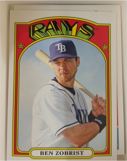 2013 Topps Archives #24 Ben Zobrist Tampa Bay Rays — front