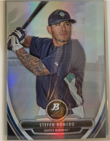 2013 Bowman Platinum #BPCP86 Stefen Romero — front