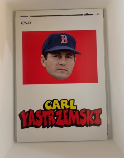 2012 Topps Archives - 1967 Stickers #67S-CY Carl Yastrzemski — front