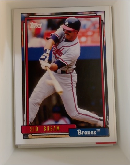 1992 Topps #770 Sid Bream — front