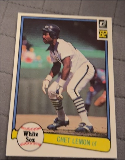 1982 Donruss #291 Chet Lemon Chicago White Sox — front