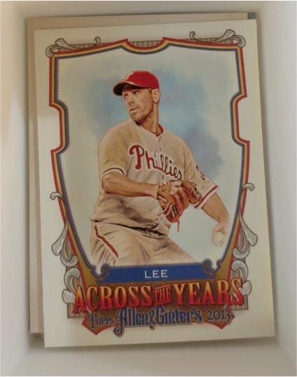 2013 Topps Allen & Ginter Across the Years #ATY-CL Cliff Lee — front