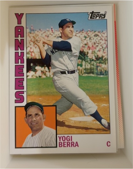 1985 Topps #155 Yogi Berra — front