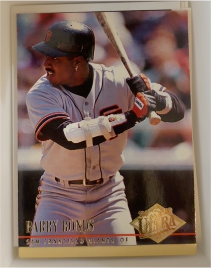 1994 Fleer Ultra #286 Barry Bonds — front