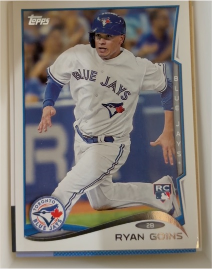 2014 Topps #319 Ryan Goins Rookie Card — front