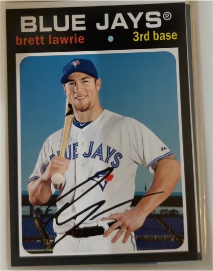 2012 Topps Archives #97 Brett Lawrie Toronto Blue Jays Rookie — front