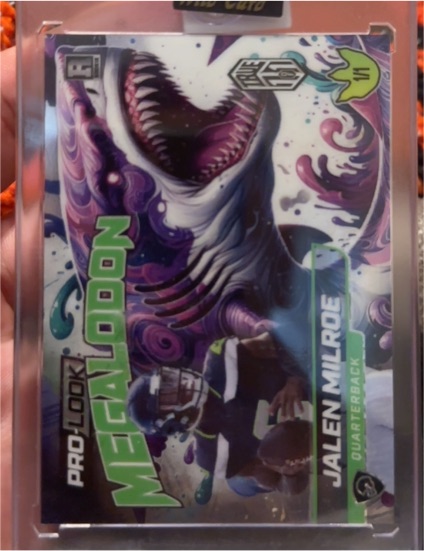 2025 Wild Card Pro-Look Megalodon #Jalen Milroe — front