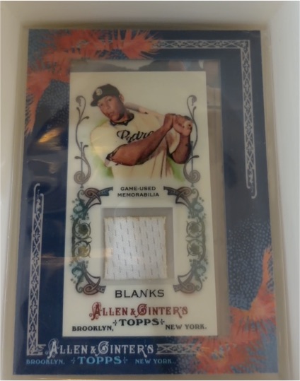 2011 Topps Allen & Ginter's #AGR-KB Kyle Blanks — front