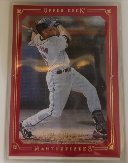 2008 Upper Deck Masterpieces #53 Carlos Beltran — front