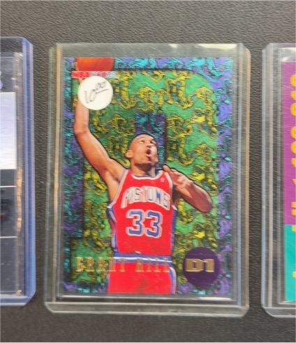 1995 NBA Hoops #D1 Grant Hill — front