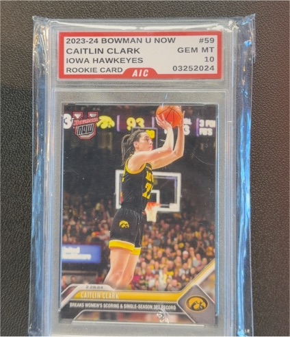 2023-24 Bowman U Now #59 Caitlin Clark — front