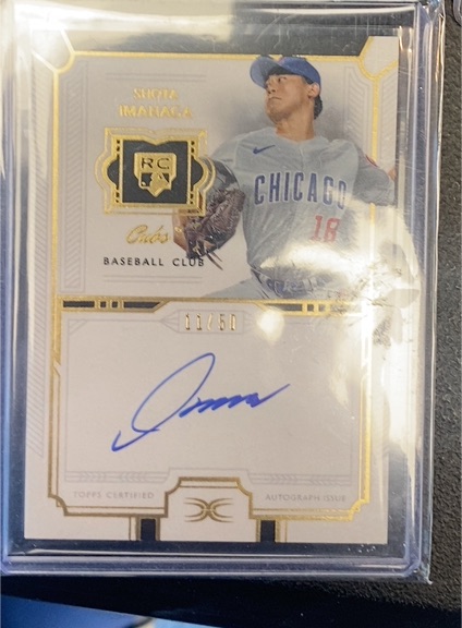 2024 Topps Definitive Collection #DRA-SI2 Shota Imanaga — front