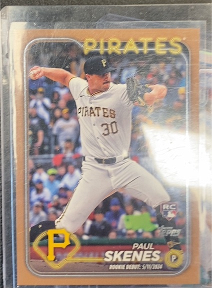 2024 Topps Update Series #US288 Paul Skenes Rookie Debut — front