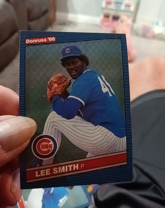 1986 Donruss #144 Lee Smith — front