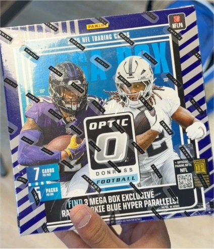 2025 Panini Donruss Optic Football Mega Box — front