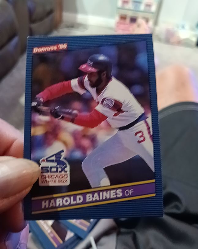 1986 Donruss #180 Harold Baines — front