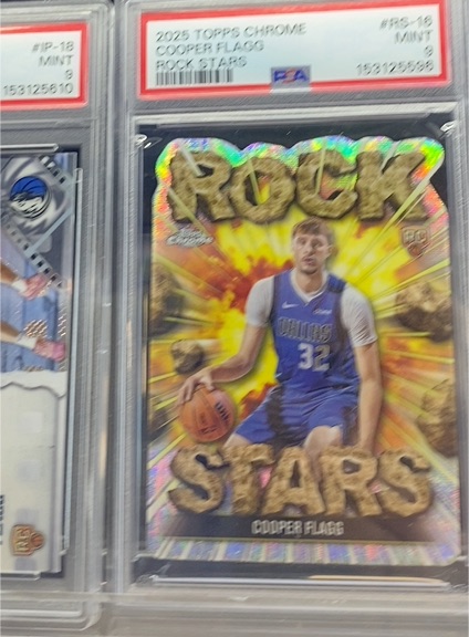 2025 Topps Chrome Rock Stars #RS-16 Cooper Flagg — front