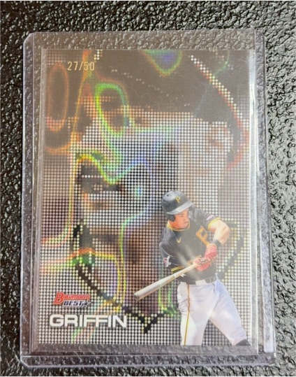 2025 Topps Bowman's Best Pixel Portraits #P-15 Konnor Griffin — front