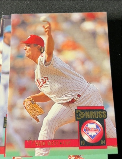 1994 Donruss #409 David West — front