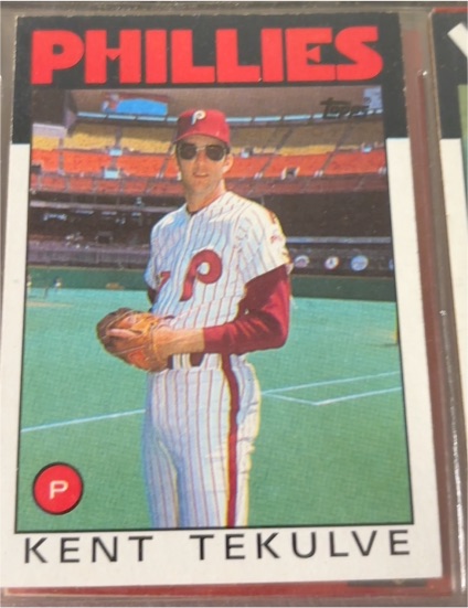 1986 Topps #326 Kent Tekulve — front