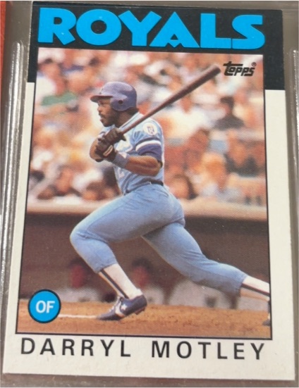 1986 Topps #332 Darryl Motley — front