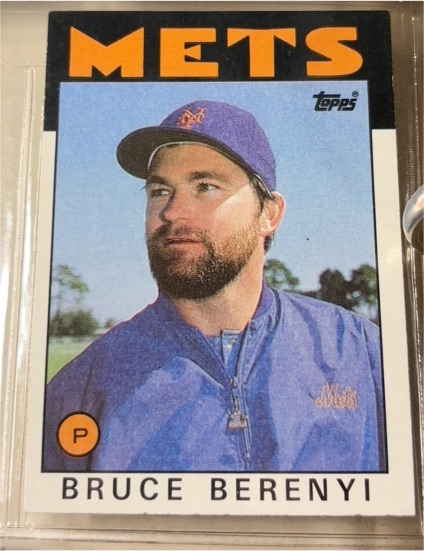 1986 Topps #339 Bruce Berenyi — front