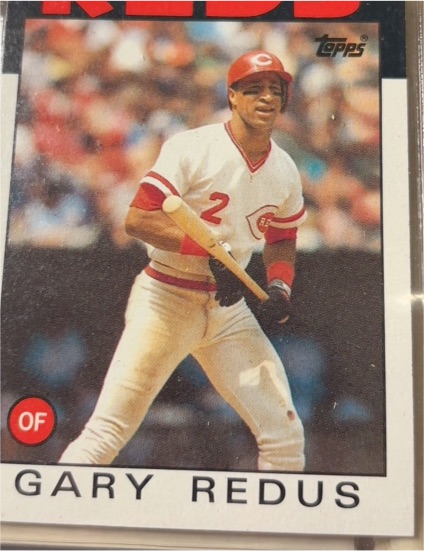 1986 Topps #342 Gary Redus — front