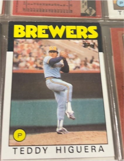 1986 Topps #347 Teddy Higuera — front
