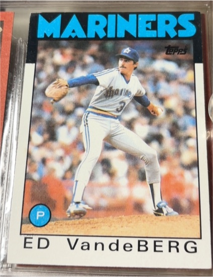 1986 Topps #357 Ed VandeBerg — front