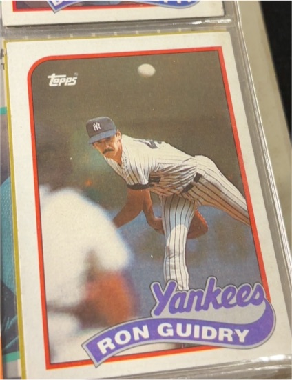 1989 Topps #255 Ron Guidry — front