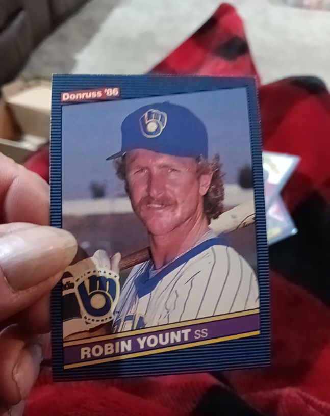 1986 Donruss #48 Robin Yount — front