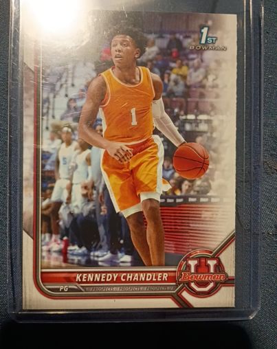 2021-22 Bowman University #24 Kennedy Chandler — front