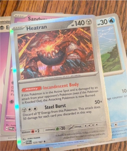 2024 Pokémon 123 Heatran — front