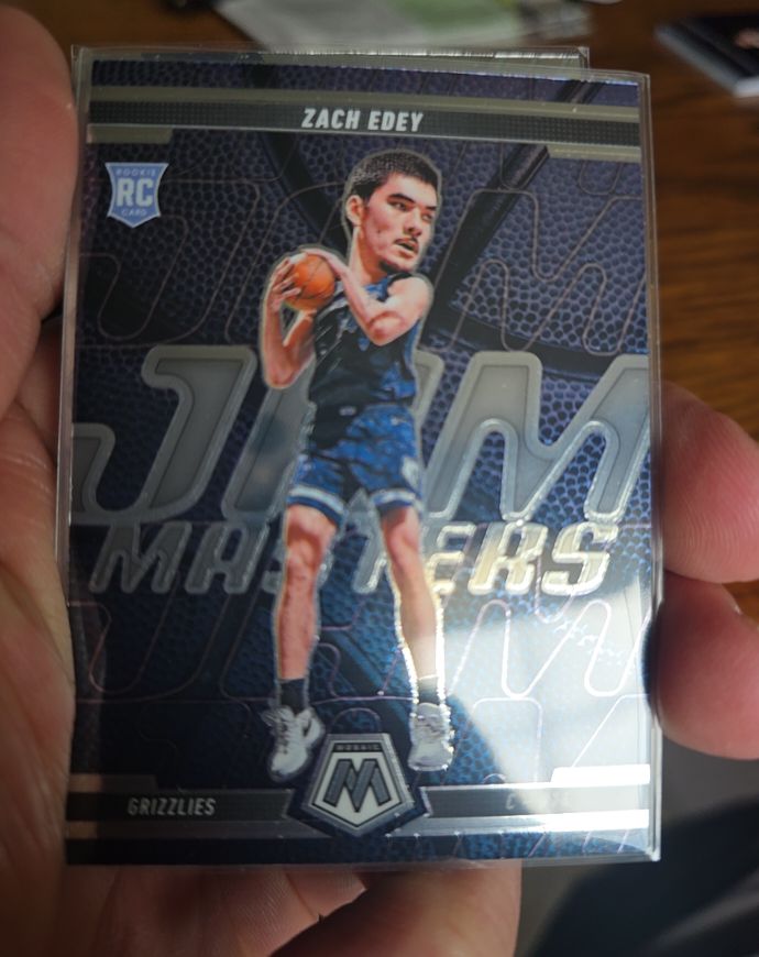 2024-25 Panini Mosaic #6 Zach Edey Jam Masters Rookie — front
