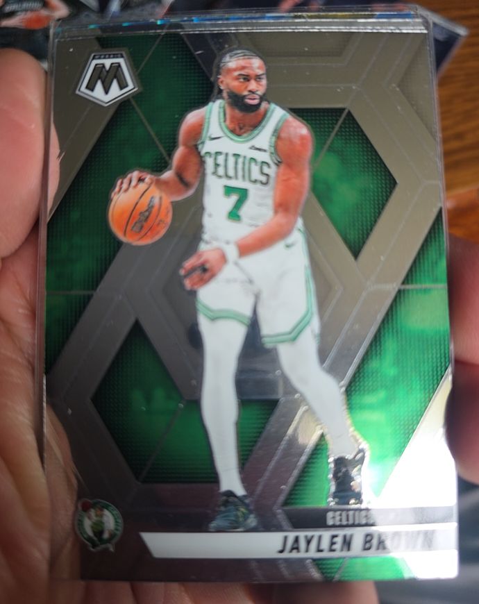 2024-25 Panini Mosaic #33 Jaylen Brown — front