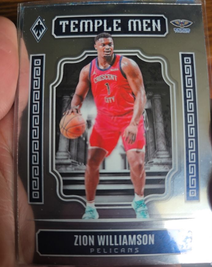 2023-24 Panini Phoenix #6 Zion Williamson Temple Men — front
