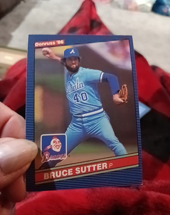 1986 Donruss #321 Bruce Sutter — front
