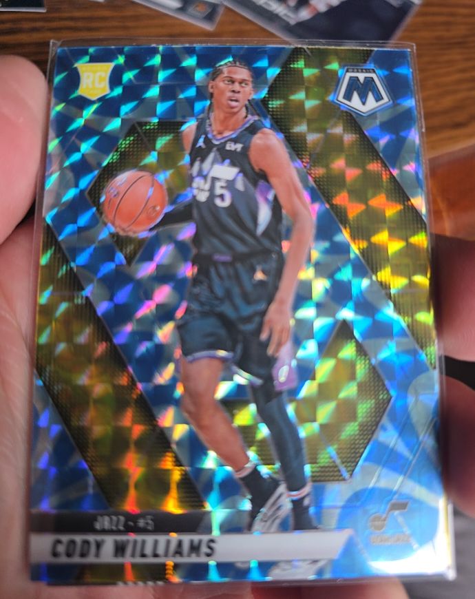 2024-25 Panini Mosaic #207 Cody Williams — front