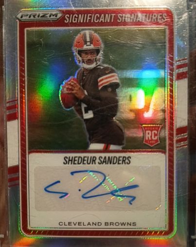 2025 Panini Prizm Significant Signatures #SSI-SSS Shedeur Sanders — front