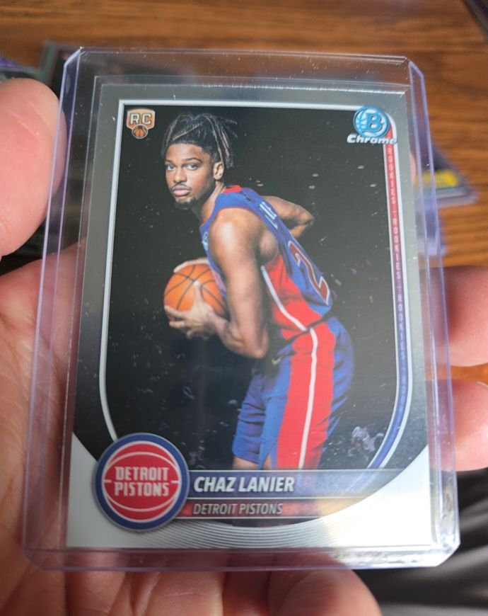 2025-26 Bowman Chrome #BCV-38 Chaz Lanier — front