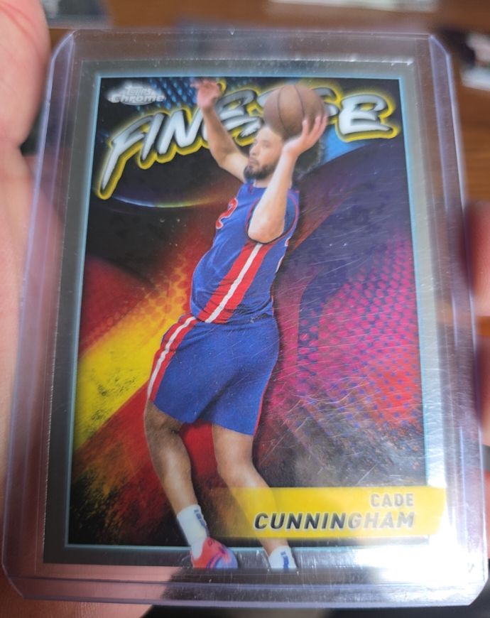 2023-24 Topps Chrome #F-6 Cade Cunningham Finesse — front