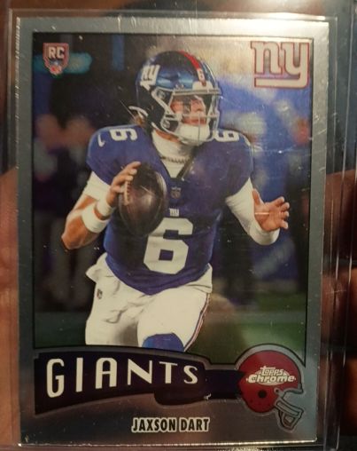 2025 Topps Chrome #1975-25 Jaxson Dart — front